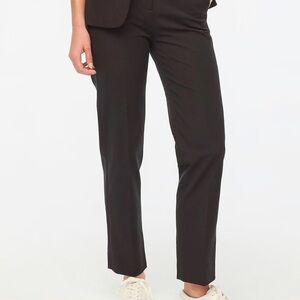 J Crew Black Women's Kallie Straight-Leg Ankle Pants